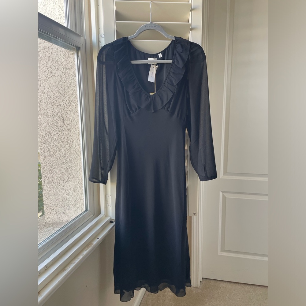 Aritzia Wilfred Beaune Dress | Black | Size Small